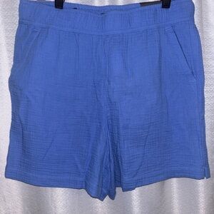 Talbots High Waist Blue Women Shorts